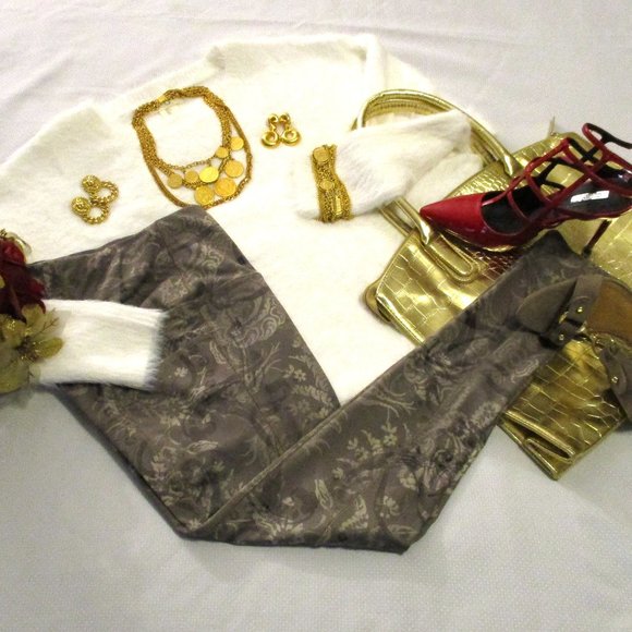 🥰 CHICO’S 0 ZENERGY PAISELY FLORAL SCROLL LEGGINGS – NWOT – 4/6 🥰 - Picture 12 of 15